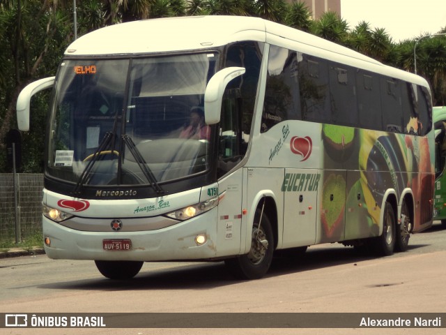 Eucatur - Empresa União Cascavel de Transportes e Turismo 4750 na cidade de Curitiba, Paraná, Brasil, por Alexandre Rodrigo. Número da foto: #7444228.