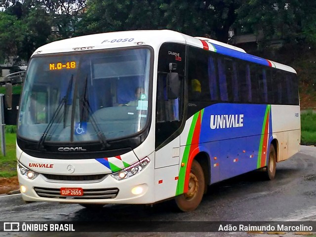 Univale Transportes F-0050 na cidade de Belo Horizonte, Minas Gerais, Brasil, por Adão Raimundo Marcelino. ID da foto: 7443916.