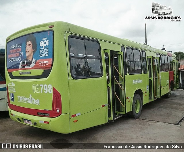 Viação Santana 02798 na cidade de Teresina, Piauí, Brasil, por Francisco de Assis Rodrigues da Silva. Número da foto: #7441202.