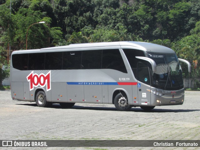 Auto Viação 1001 RJ 108.179 na cidade de Leopoldina, Minas Gerais, Brasil, por Christian  Fortunato. Número da foto: #7385462.