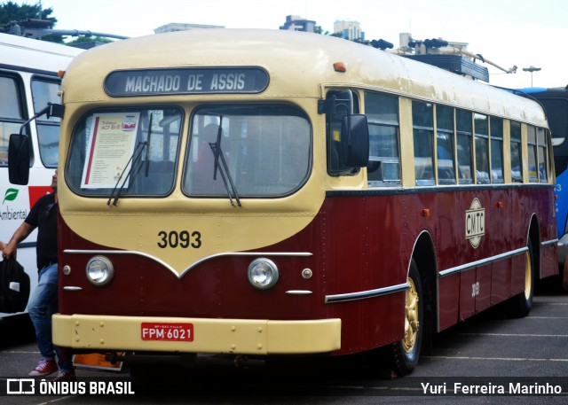 CMTC - Companhia Municipal de Transportes Coletivos 3093 na cidade de São Paulo, São Paulo, Brasil, por Yuri Ferreira Marinho. Número da foto: #7385578.