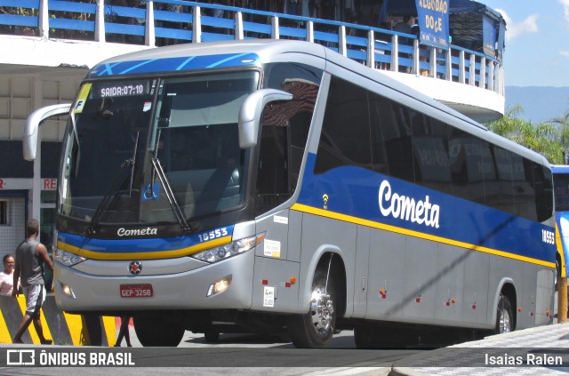 Viação Cometa 18553 na cidade de Aparecida, São Paulo, Brasil, por Isaias Ralen. Número da foto: #7387134.