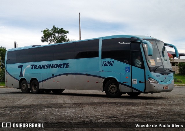 Transnorte - Transporte e Turismo Norte de Minas 78000 na cidade de Augusto de Lima, Minas Gerais, Brasil, por Vicente de Paulo Alves. ID da foto: 7386674.