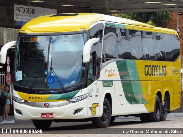 Empresa Gontijo de Transportes 19495 na cidade de Belo Horizonte, Minas Gerais, Brasil, por Luiz Otavio Matheus da Silva. ID da foto: 7386661.