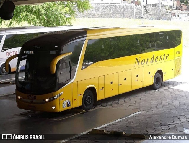 Viação Nordeste 1708 na cidade de João Pessoa, Paraíba, Brasil, por Alexandre Dumas. Número da foto: #7385503.