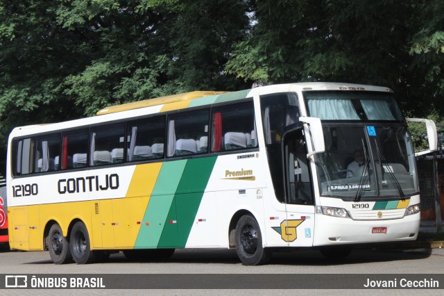 Empresa Gontijo de Transportes 12190 na cidade de São Paulo, São Paulo, Brasil, por Jovani Cecchin. ID da foto: 7387660.