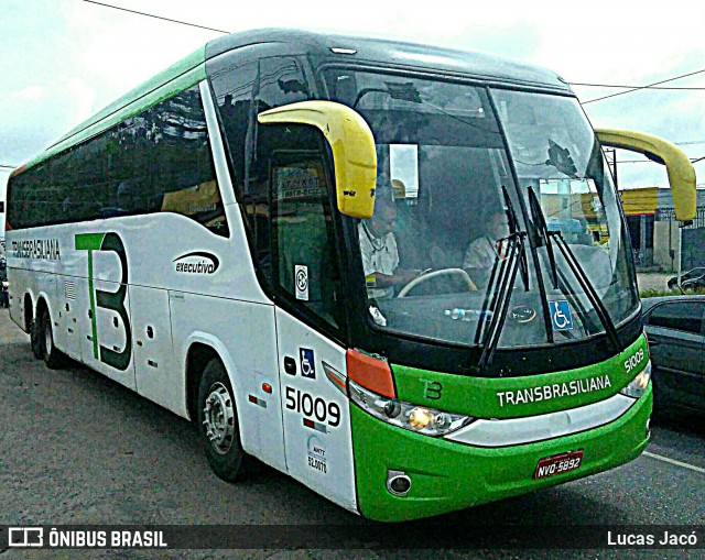 Transbrasiliana Transportes e Turismo 51009 na cidade de Ananindeua, Pará, Brasil, por Lucas Jacó. Número da foto: #7387605.