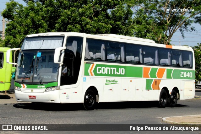 Empresa Gontijo de Transportes 21140 na cidade de Teresina, Piauí, Brasil, por Felipe Pessoa de Albuquerque. ID da foto: 7386984.