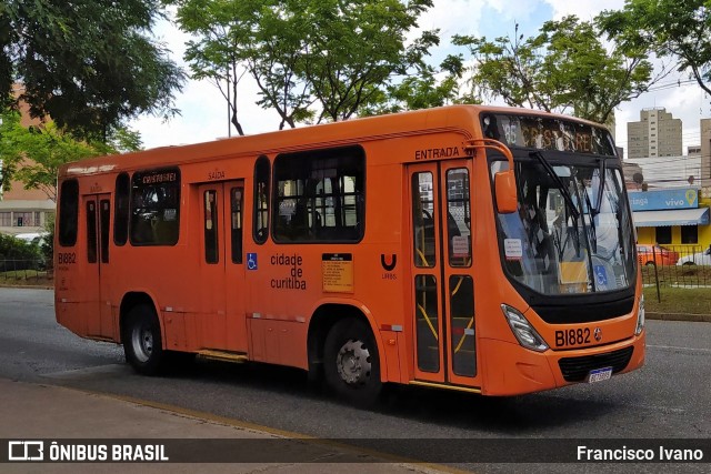 Transporte Coletivo Glória BI882 na cidade de Curitiba, Paraná, Brasil, por Francisco Ivano. ID da foto: 7386124.