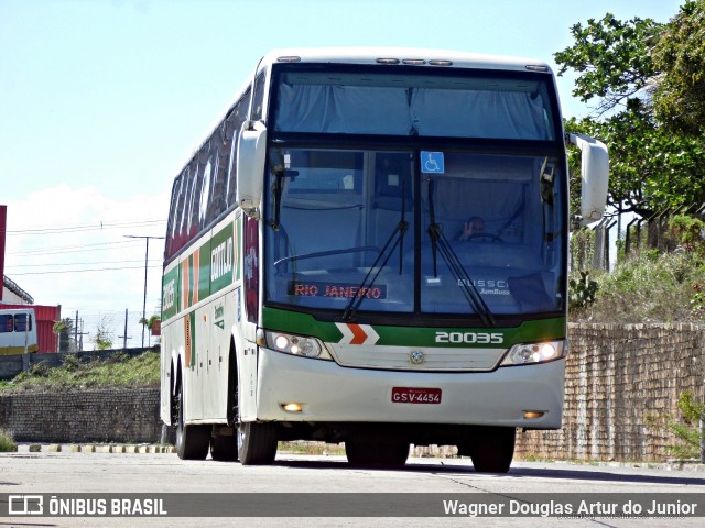 Empresa Gontijo de Transportes 20035 na cidade de Natal, Rio Grande do Norte, Brasil, por Junior Mendes. ID da foto: 7447364.