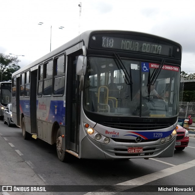 BBTT - Benfica Barueri Transporte e Turismo 1219 na cidade de Itapevi, São Paulo, Brasil, por Michel Nowacki. ID da foto: 7447798.