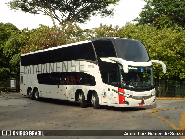 Auto Viação Catarinense 319318 na cidade de São Paulo, São Paulo, Brasil, por André Luiz Gomes de Souza. Número da foto: #7446438.
