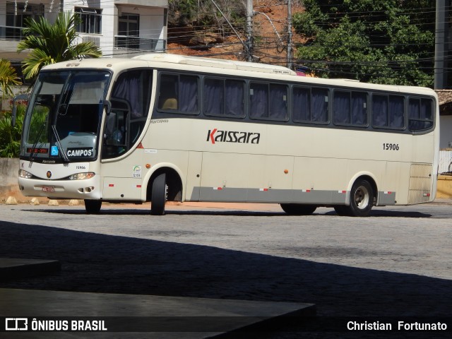 Kaissara - Viação Caiçara 15906 na cidade de Cachoeiro de Itapemirim, Espírito Santo, Brasil, por Christian  Fortunato. ID da foto: 7445457.