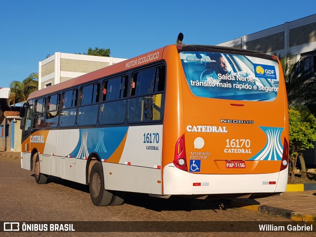 Advance Catedral Transportes 16170 na cidade de Luziânia, Goiás, Brasil, por William Gabriel. ID da foto: 7445613.