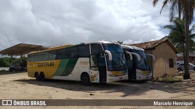 Empresa Gontijo de Transportes 14580 na cidade de Nova Viçosa, Bahia, Brasil, por Marcelo Henrique. ID da foto: 7444929.