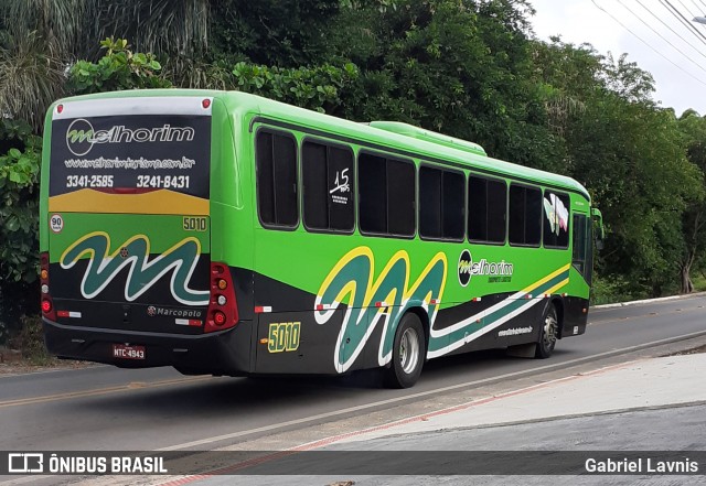 Melhorim Turismo 5010 na cidade de Aracruz, Espírito Santo, Brasil, por Gabriel Lavnis. ID da foto: 7445912.