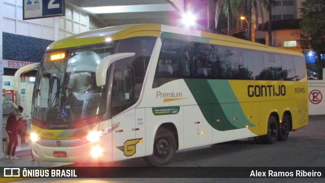 Empresa Gontijo de Transportes 19345 na cidade de Aparecida, São Paulo, Brasil, por Alex Ramos Ribeiro. Número da foto: #7446630.