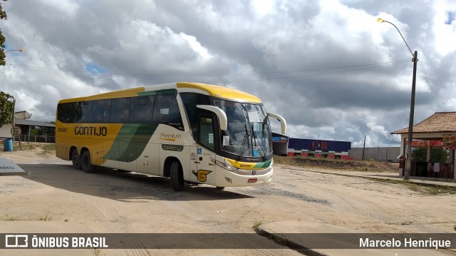 Empresa Gontijo de Transportes 18980 na cidade de Nova Viçosa, Bahia, Brasil, por Marcelo Henrique. Número da foto: #7444927.