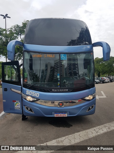 Viação Águia Branca 50510 na cidade de Vitória, Espírito Santo, Brasil, por Kaique Passos. Número da foto: #7445175.