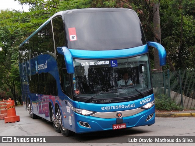 Expresso do Sul 419301 na cidade de São Paulo, São Paulo, Brasil, por Luiz Otavio Matheus da Silva. Número da foto: #7446627.