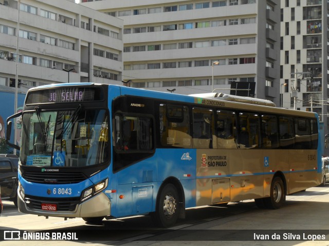 Cooper Líder > A2 Transportes 6 8043 na cidade de São Paulo, São Paulo, Brasil, por Ivan da Silva Lopes. ID da foto: 7447046.