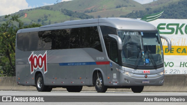 Auto Viação 1001 RJ 108.224 na cidade de Roseira, São Paulo, Brasil, por Alex Ramos Ribeiro. ID da foto: 7446508.