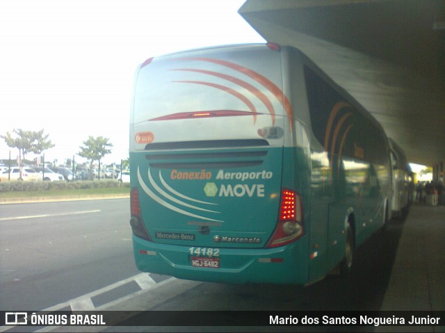 Expresso Unir 14182 na cidade de Confins, Minas Gerais, Brasil, por Mario dos Santos Nogueira Junior. Número da foto: #7445078.