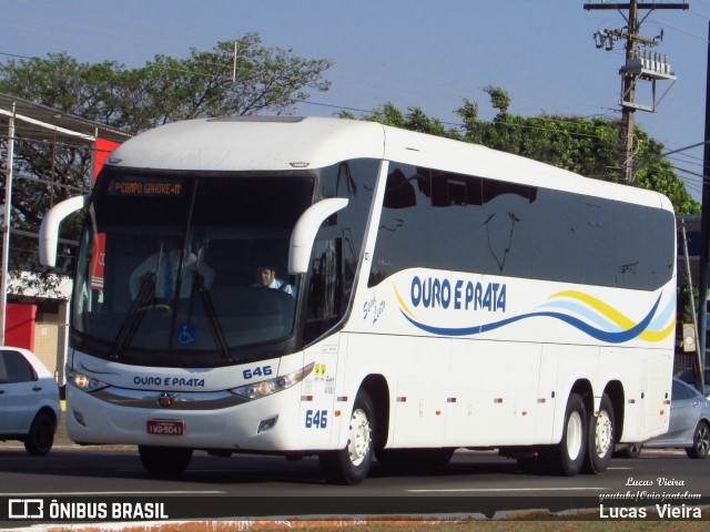 Viação Ouro e Prata 646 na cidade de Campo Grande, Mato Grosso do Sul, Brasil, por Lucas Vieira. Número da foto: #7446514.