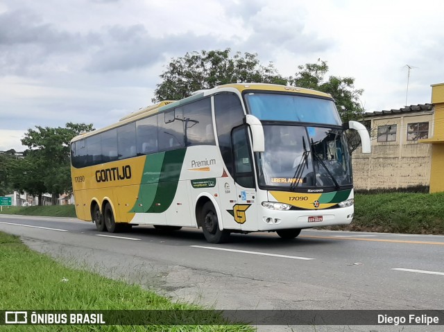 Empresa Gontijo de Transportes 17090 na cidade de Formiga, Minas Gerais, Brasil, por Diego Felipe. Número da foto: #7444746.