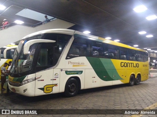 Empresa Gontijo de Transportes 18795 na cidade de Belo Horizonte, Minas Gerais, Brasil, por Adriano  Almeida. ID da foto: 7447371.