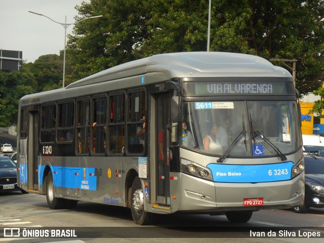 Viação Paratodos > São Jorge > Metropolitana São Paulo > Mobibrasil 6 3243 na cidade de São Paulo, São Paulo, Brasil, por Ivan da Silva Lopes. ID da foto: 7450787.