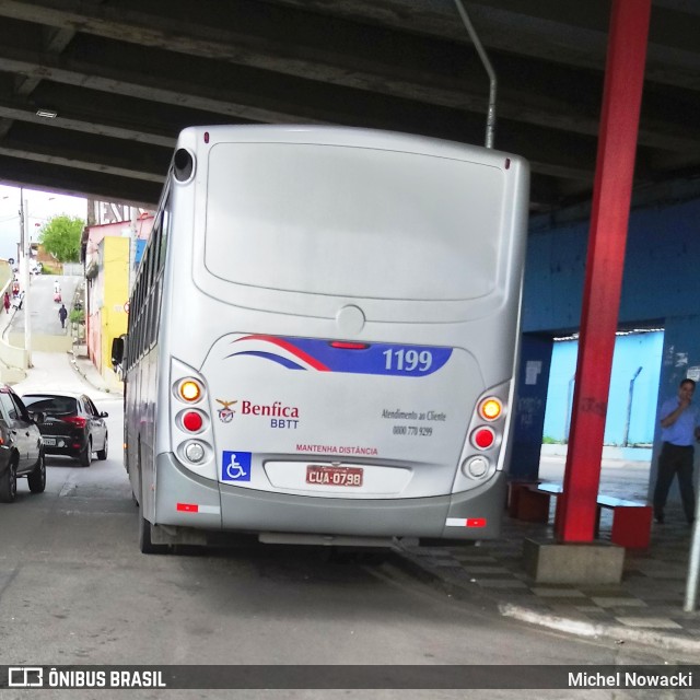 BBTT - Benfica Barueri Transporte e Turismo 1199 na cidade de São Paulo, São Paulo, Brasil, por Michel Nowacki. Número da foto: #7448791.