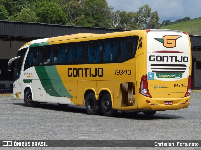 Empresa Gontijo de Transportes 19340 na cidade de Manhuaçu, Minas Gerais, Brasil, por Christian  Fortunato. ID da foto: 7449788.