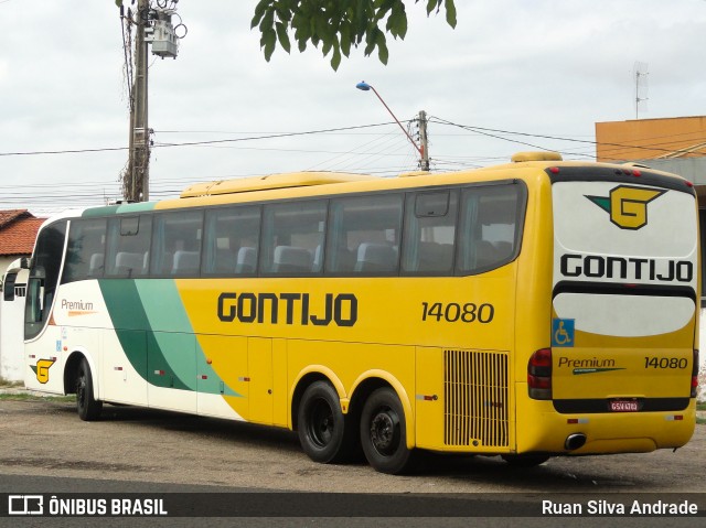 Empresa Gontijo de Transportes 14080 na cidade de Teresina, Piauí, Brasil, por Ruan Silva Andrade. Número da foto: #7448257.