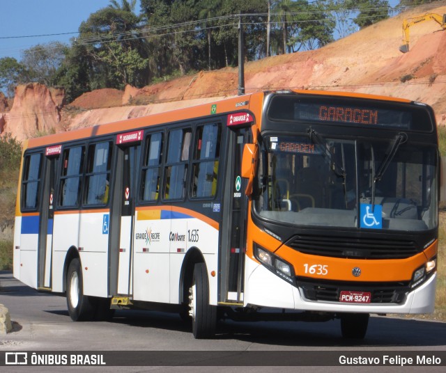 Itamaracá Transportes 1.635 na cidade de Paulista, Pernambuco, Brasil, por Gustavo Felipe Melo. ID da foto: 7449299.