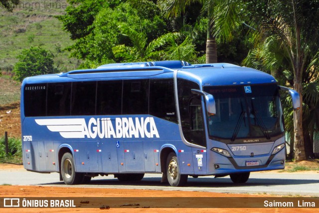 Viação Águia Branca 21750 na cidade de Irupi, Espírito Santo, Brasil, por Saimom  Lima. ID da foto: 7450028.