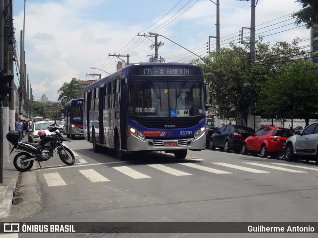 Guarulhos Transportes 33.797 na cidade de São Paulo, São Paulo, Brasil, por Guilherme Antonio. ID da foto: 7450208.