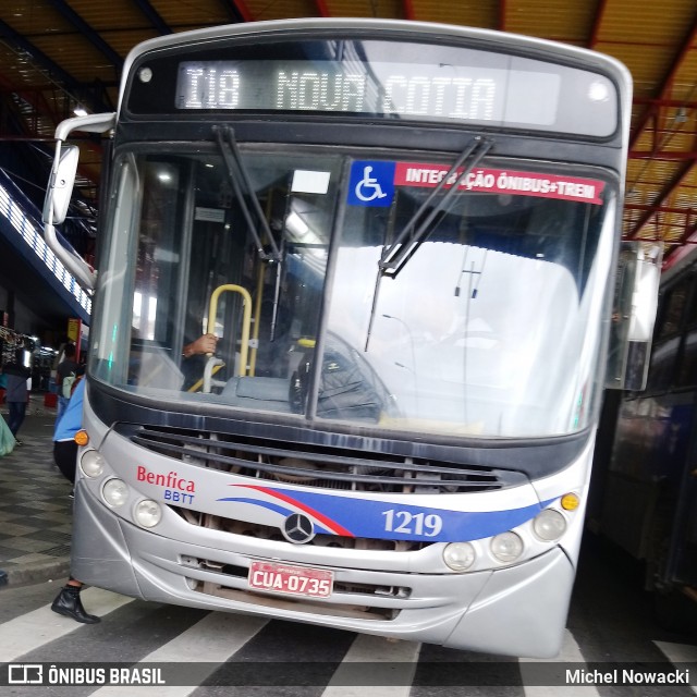 BBTT - Benfica Barueri Transporte e Turismo 1219 na cidade de Itapevi, São Paulo, Brasil, por Michel Nowacki. ID da foto: 7448807.