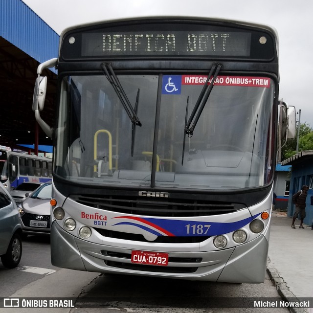 BBTT - Benfica Barueri Transporte e Turismo 1187 na cidade de Itapevi, São Paulo, Brasil, por Michel Nowacki. Número da foto: #7448786.