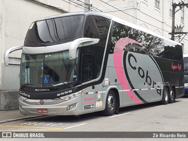 Cobra Viagens e Turismo 8000 na cidade de Petrópolis, Rio de Janeiro, Brasil, por Zé Ricardo Reis. ID da foto: 7450117.