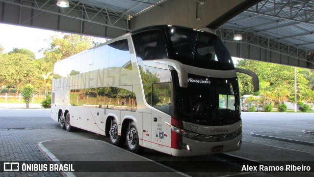 Auto Viação Catarinense 3522 na cidade de Taubaté, São Paulo, Brasil, por Alex Ramos Ribeiro. Número da foto: #7449971.