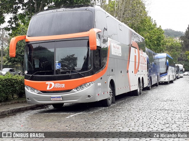 Dona Ivone Transporte e Turismo 2F05 na cidade de Petrópolis, Rio de Janeiro, Brasil, por Zé Ricardo Reis. ID da foto: 7450088.