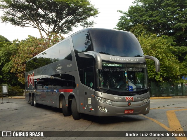 Auto Viação 1001 108.681 na cidade de São Paulo, São Paulo, Brasil, por André Luiz Gomes de Souza. ID da foto: 7449630.