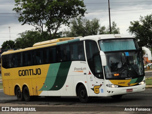 Empresa Gontijo de Transportes 14190 na cidade de Teresina, Piauí, Brasil, por André Fonseca. Número da foto: #7449848.