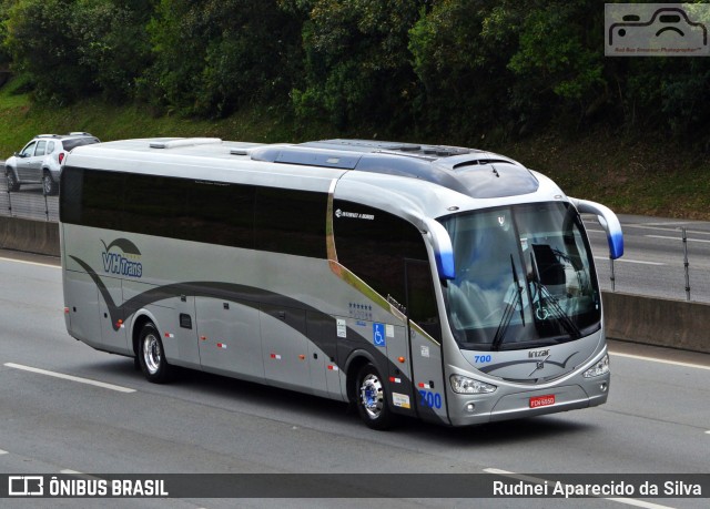 VH Tur Transporte e Turismo 700 na cidade de Arujá, São Paulo, Brasil, por Rudnei Aparecido da Silva. ID da foto: 7449747.