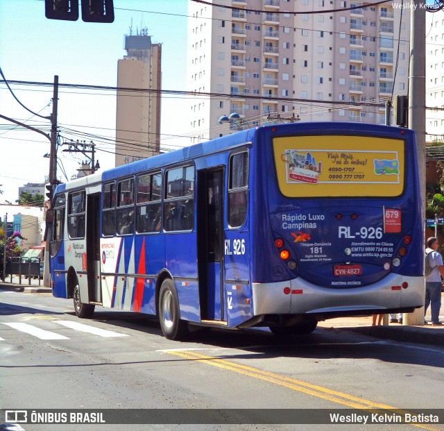 Rápido Campinas RL-926 na cidade de Campinas, São Paulo, Brasil, por Weslley Kelvin Batista. Número da foto: #7449627.