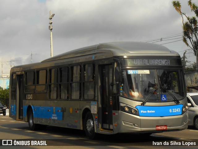 Viação Paratodos > São Jorge > Metropolitana São Paulo > Mobibrasil 6 3243 na cidade de São Paulo, São Paulo, Brasil, por Ivan da Silva Lopes. Número da foto: #7450799.