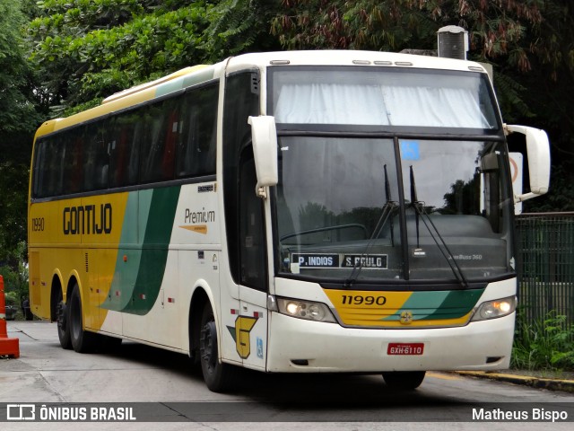 Empresa Gontijo de Transportes 11990 na cidade de São Paulo, São Paulo, Brasil, por Matheus Bispo. Número da foto: #7449402.
