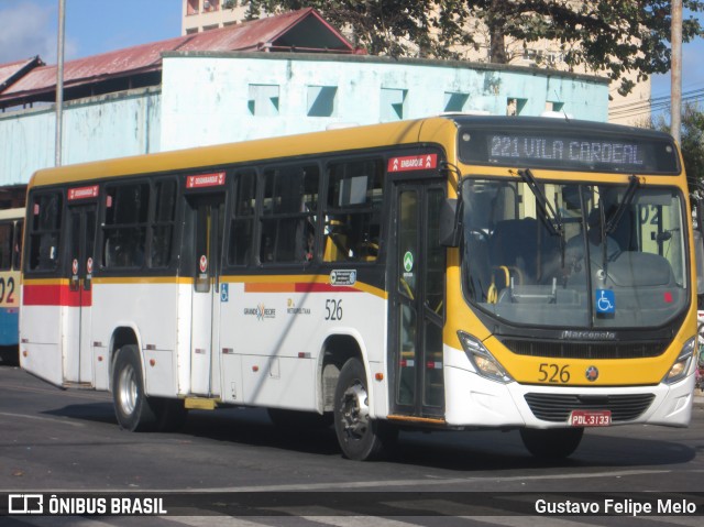 Empresa Metropolitana 526 na cidade de Recife, Pernambuco, Brasil, por Gustavo Felipe Melo. ID da foto: 7452427.