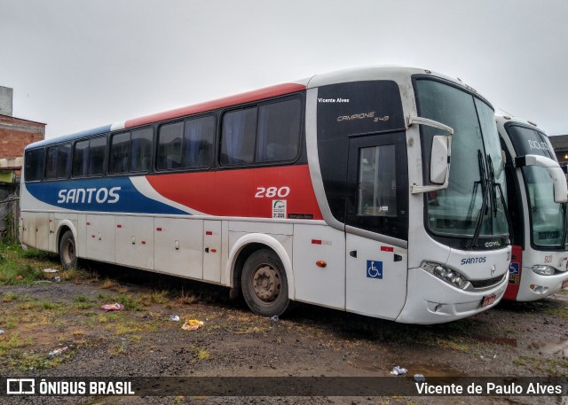 Empresa Santos 280 na cidade de Guarapari, Espírito Santo, Brasil, por Vicente de Paulo Alves. ID da foto: 7452400.